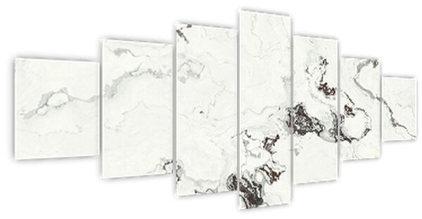 Obraz - Bílý mramor (210x100 cm)