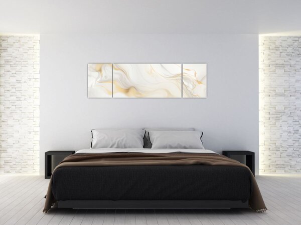 Obraz - Abstrakce s dekorem (170x50 cm)