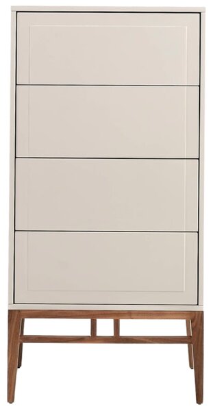 -25 % Dny MOMENTI– Šedá lakovaná komoda Angel Cerdá No. 7036, 60 x 45 cm