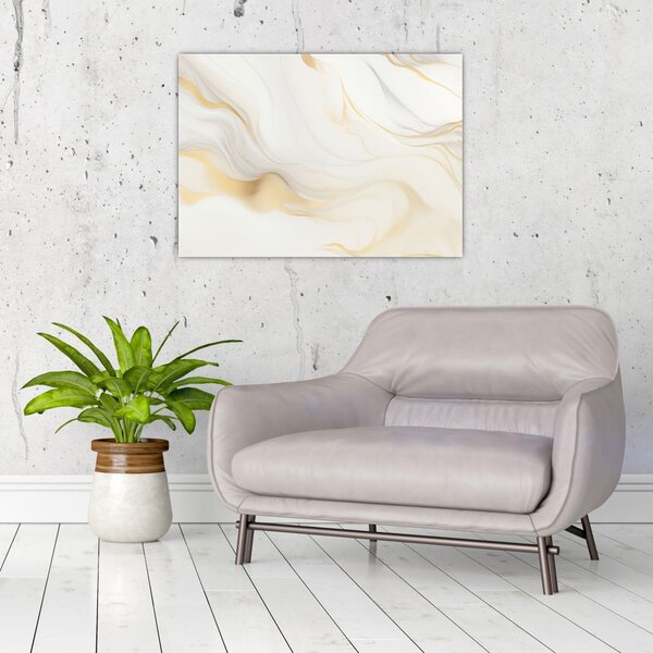 Obraz - Abstrakce s dekorem (70x50 cm)