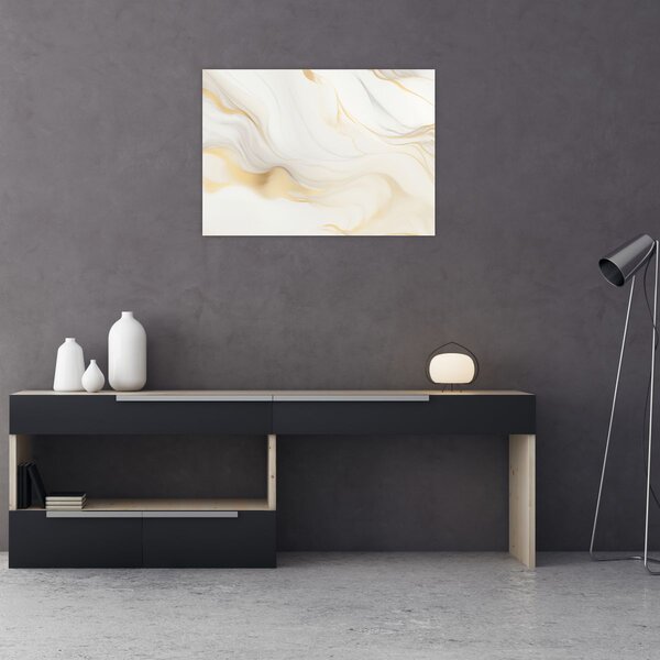 Obraz - Abstrakce s dekorem (70x50 cm)
