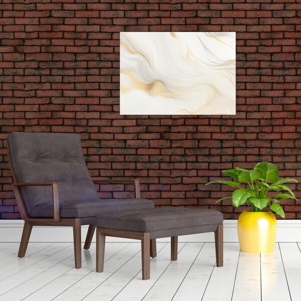 Obraz - Abstrakce s dekorem (70x50 cm)