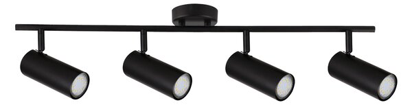 Stropní bodové svítidlo COLLY - 4xGU10, 15W, černé