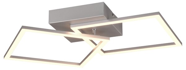 Stropní LED svítidlo TRAIL stříbrná, šířka 45 cm