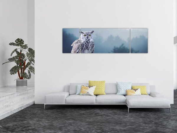 Obraz - Sova sněžná (170x50 cm)