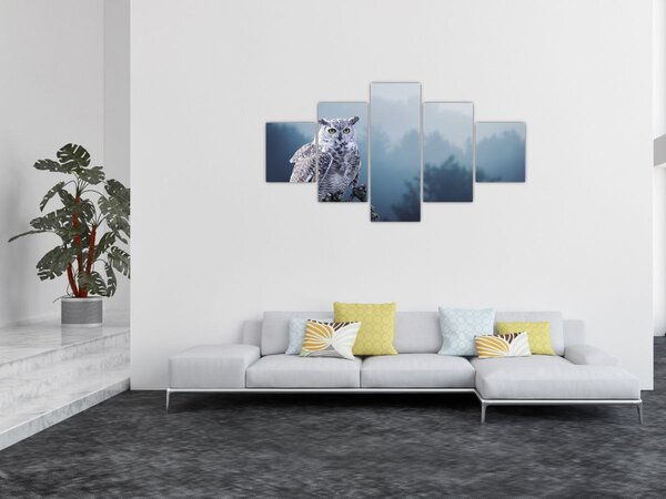 Obraz - Sova sněžná (125x70 cm)