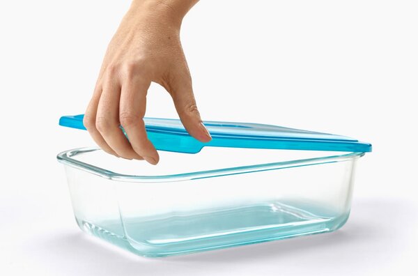 Joseph Joseph Sada čtyř skleněných dóz na potraviny Nest Glass Storage
