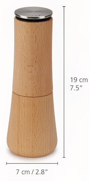 Joseph Joseph Dřevěný mlýnek na pepř Milltop Wood 19 cm