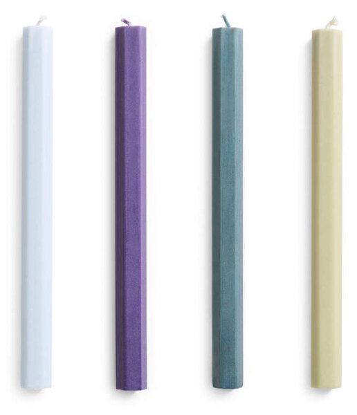HAY Svíčky Hexagon Candle set 4ks, meadow