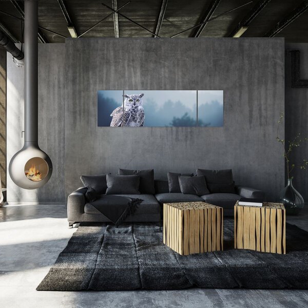 Obraz - Sova sněžná (170x50 cm)