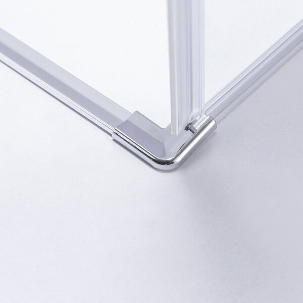 BPS-koupelny Čtvercový sprchový kout KZ1190B 90x90 chrom/transparent + vanička RIKO BL černá