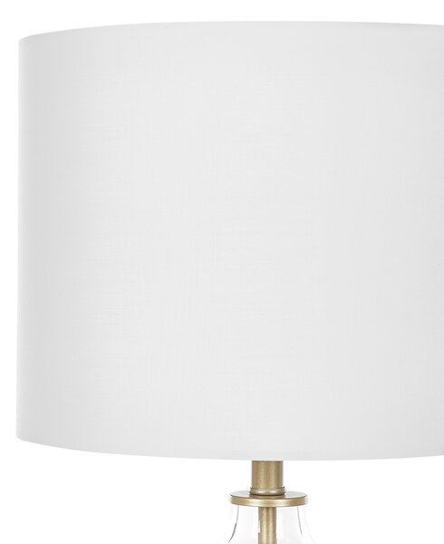 Stolní lampa OKARI Sklo Bílá