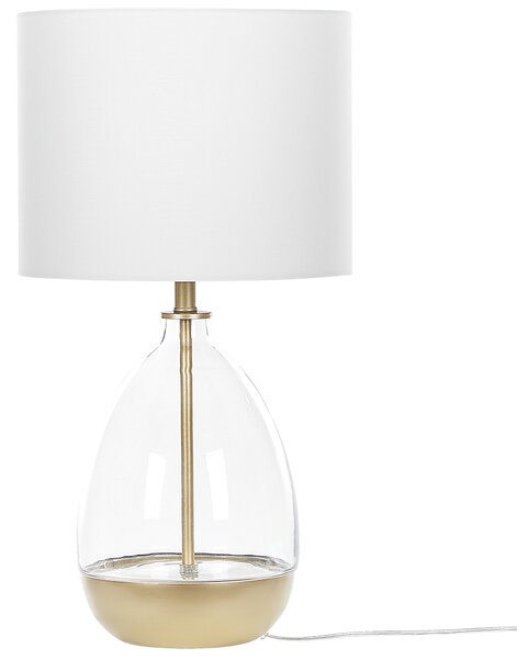 Stolní lampa OKARI Sklo Bílá