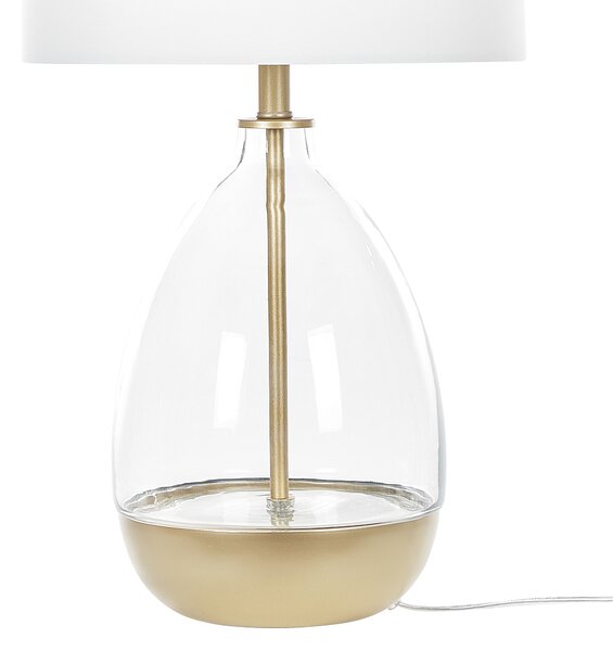 Stolní lampa OKARI Sklo Bílá