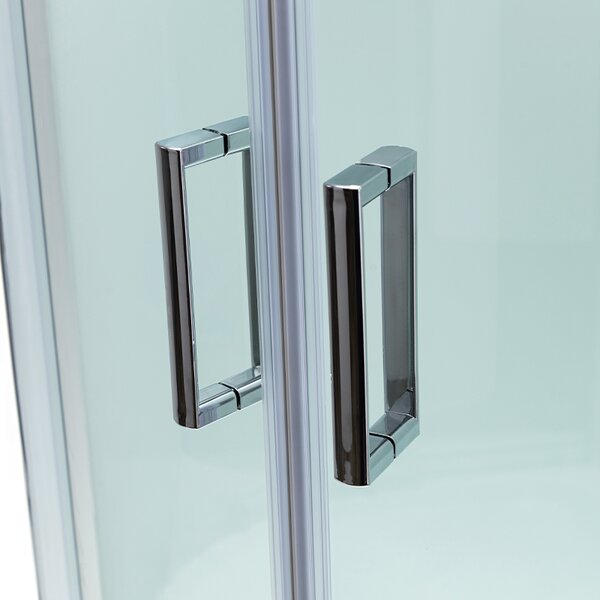 BPS-koupelny Hydromasážní box PUERTO CH BR 01B 90x90 cm chrom/transparent