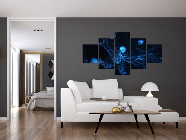 Obraz - Medúzy (125x70 cm)