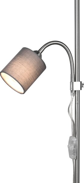 Stojací lampa OWEN šedá