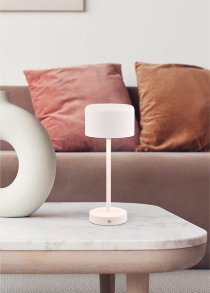 Stolní LED lampa JEFF bílá