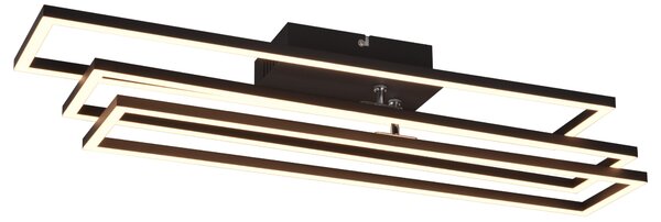 Stropní LED svítidlo CORSO matná černá