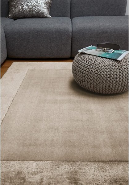 Světle hnědý ručně tkaný koberec s příměsí vlny 160x230 cm Ascot – Asiatic Carpets