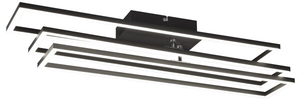 Stropní LED svítidlo CORSO matná černá