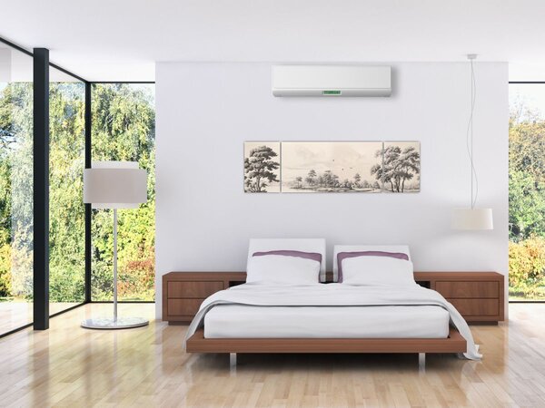 Obraz - Vintage kresba krajiny (170x50 cm)