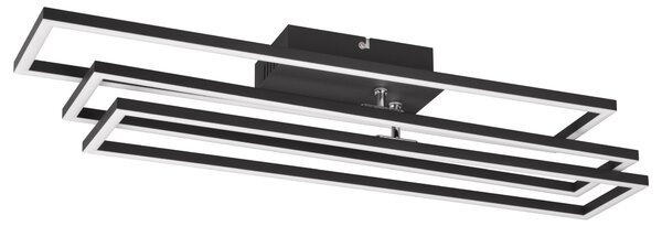 Stropní LED svítidlo CORSO matná černá
