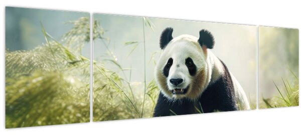 Obraz - Panda (170x50 cm)