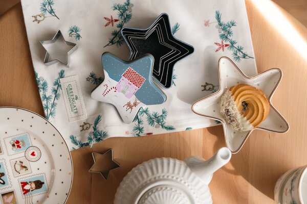 Porcelánový talíř Xmas Letter White Ø 20,5 cm