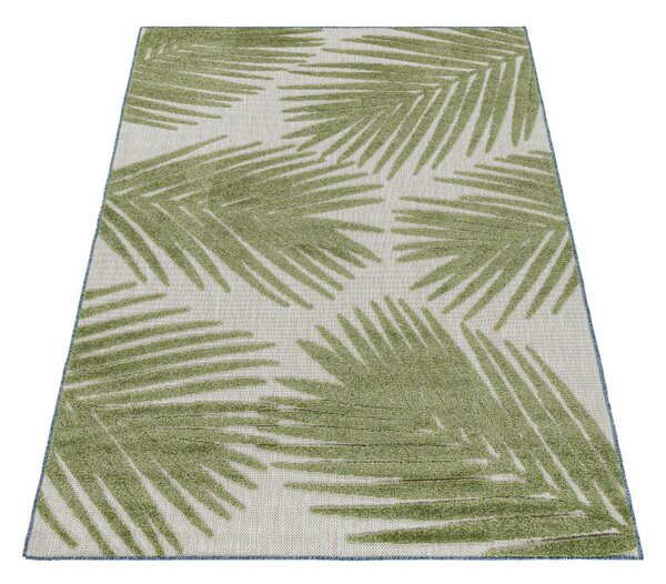 Ayyildiz, Kusový koberec Bahama 5155 Green – na ven i na doma, 80x250, zelená, chodba / předsíň