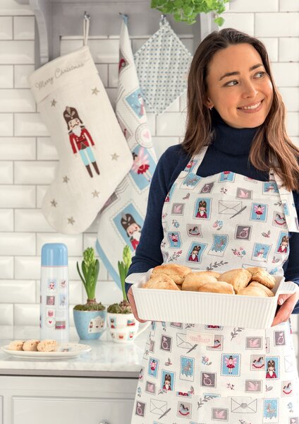 Bavlněná utěrka Xmas Letter White