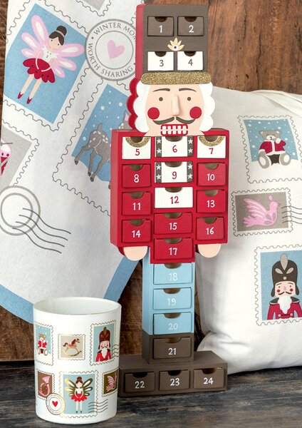 Bavlněná utěrka Xmas Letter White