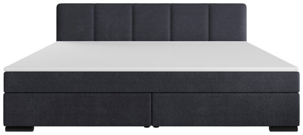 POSTEL BOXSPRING, 240/200 cm, antracitová MID.YOU - Manželské postele, Online Only