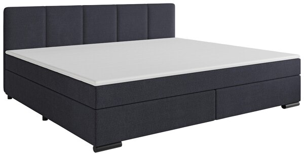 POSTEL BOXSPRING, 240/200 cm, antracitová MID.YOU - Manželské postele, Online Only