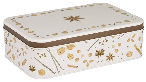 Plechová dóza Christmas Spices Flat Square