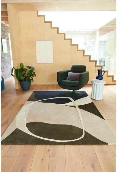 Zelený ručně tkaný vlněný koberec 160x230 cm Matrix – Asiatic Carpets