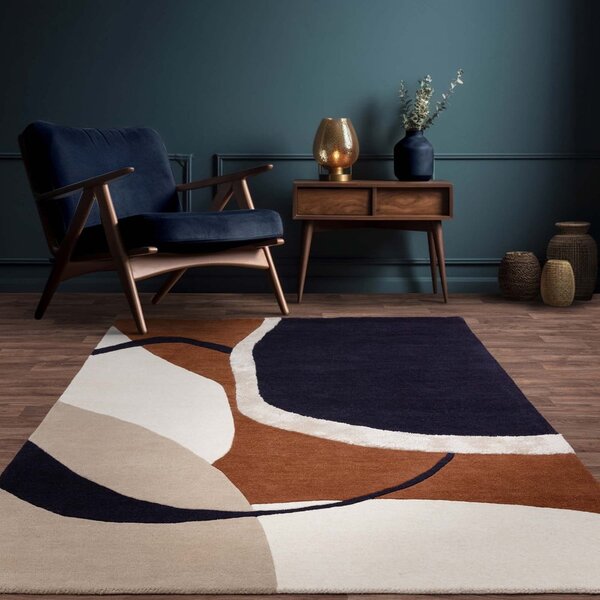 Ručně tkaný vlněný koberec v cihlové barvě 160x230 cm Matrix – Asiatic Carpets