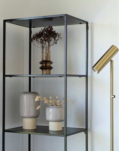 Stojací lampa PORAS zlatá
