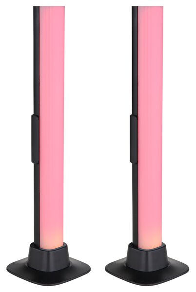 Set 2ks LED RGB lamp POLLIVER černá