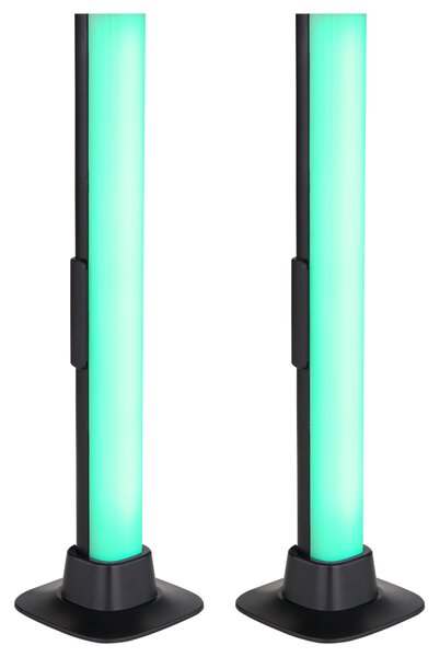 Set 2ks LED RGB lamp POLLIVER černá