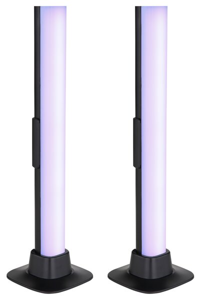Set 2ks LED RGB lamp POLLIVER černá