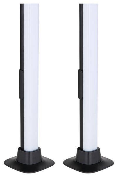Set 2ks LED RGB lamp POLLIVER černá