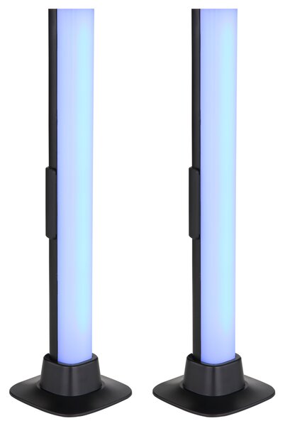 Set 2ks LED RGB lamp POLLIVER černá