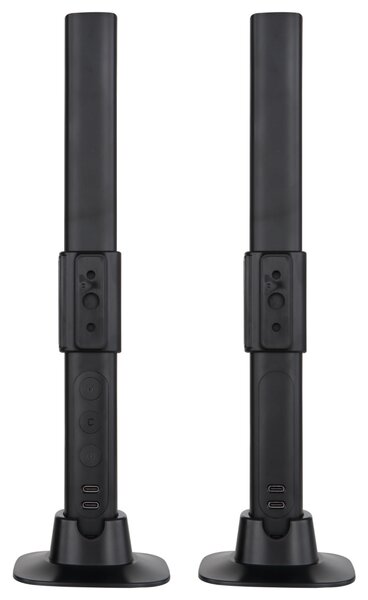 Set 2ks LED RGB lamp POLLIVER černá