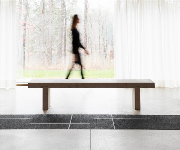 Černý vnitřní a venkovní běhoun 70x180 cm Fred Black – Pappelina