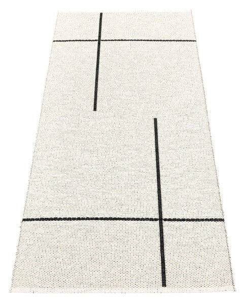 Černý vnitřní a venkovní běhoun 70x180 cm Fred Black – Pappelina