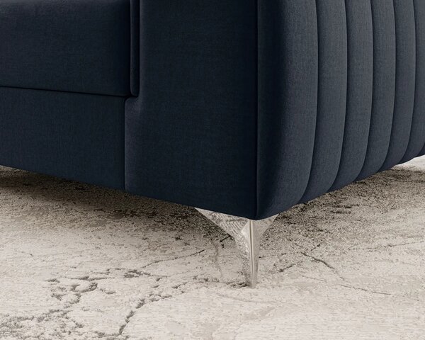 Křeslo do obývacího pokoje MELISENDE - tmavě modré