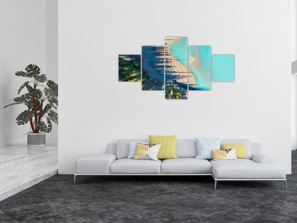 Obraz - Pohled na jezero (125x70 cm)