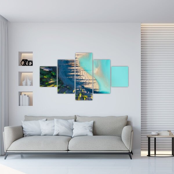 Obraz - Pohled na jezero (125x70 cm)