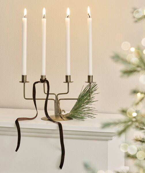 Adventní svícen na úzké svíčky Stylish Christmas